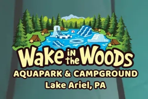 wake in the woods logo