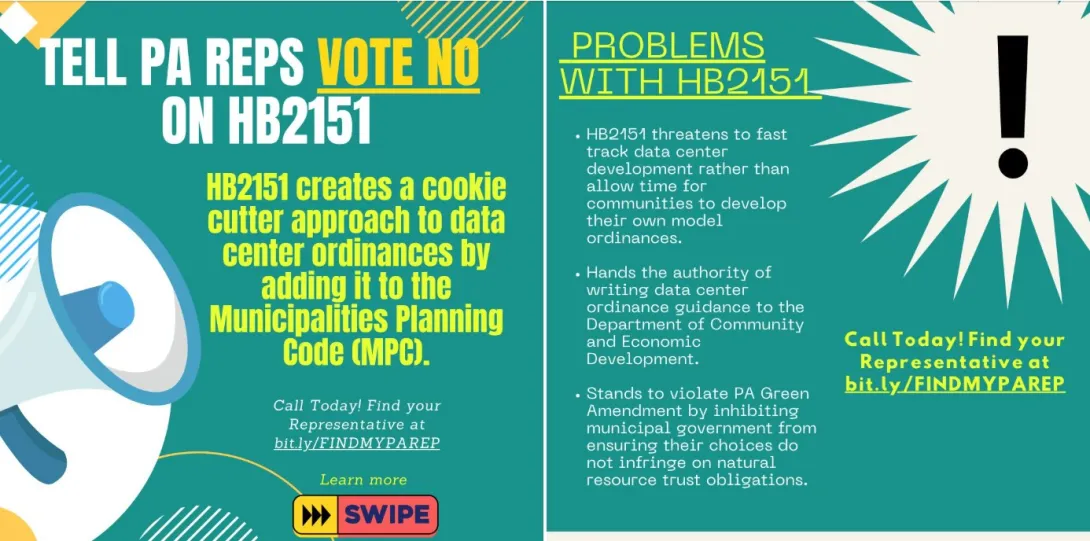 Tell PA reps to vote NO