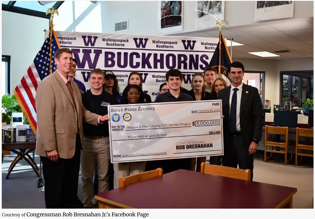 $3 Million Awarded for Wayne & Pike Career and Technical Center